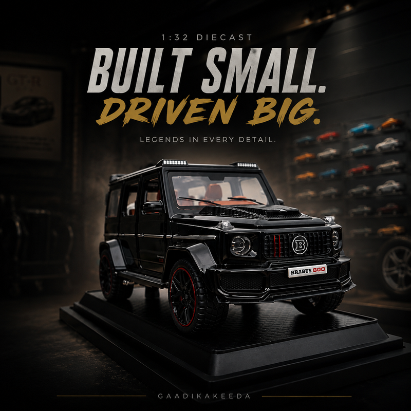 1:32 Brabus 800 G-Class Diecast Model Car | Full Metal | Lights & Sound