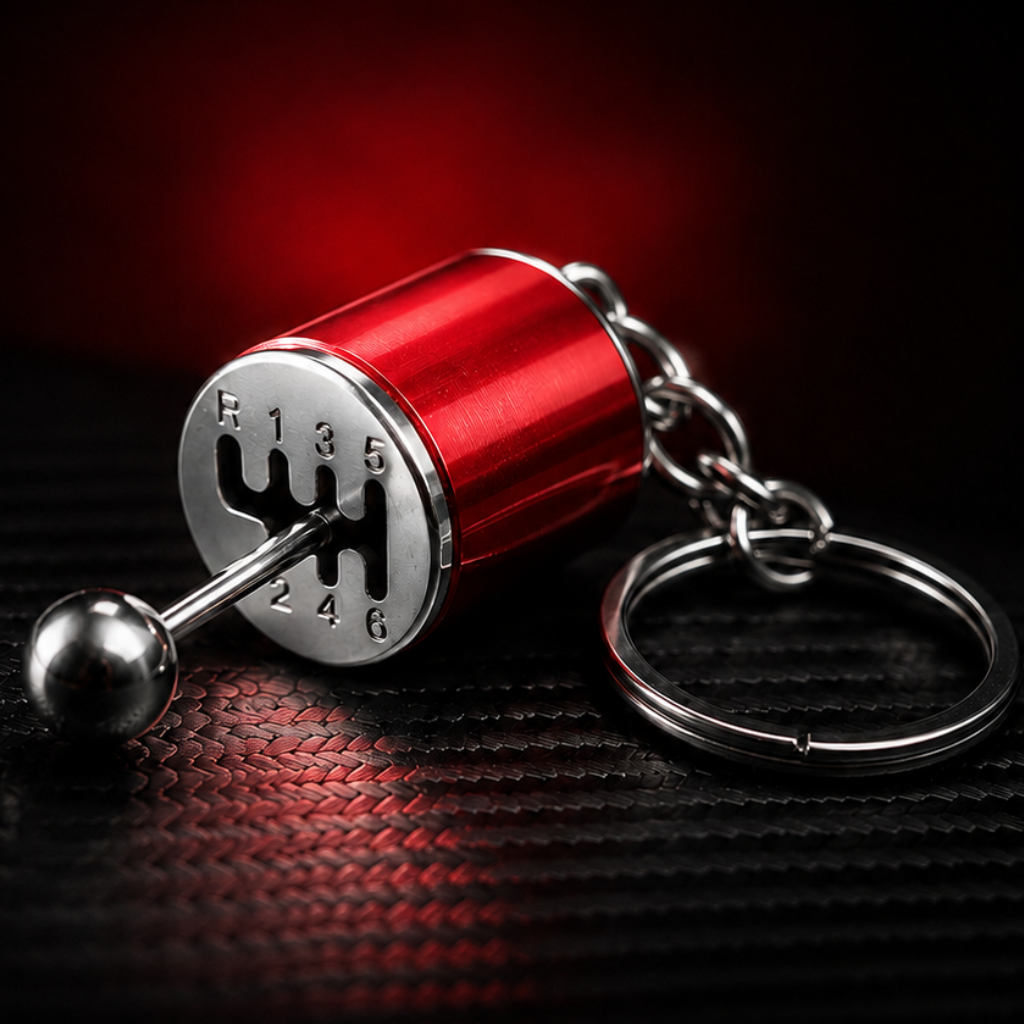 6-Speed Manual Gearbox Keychain ⚙️ | Functional Gear Shifter | Premium Metal Keychain