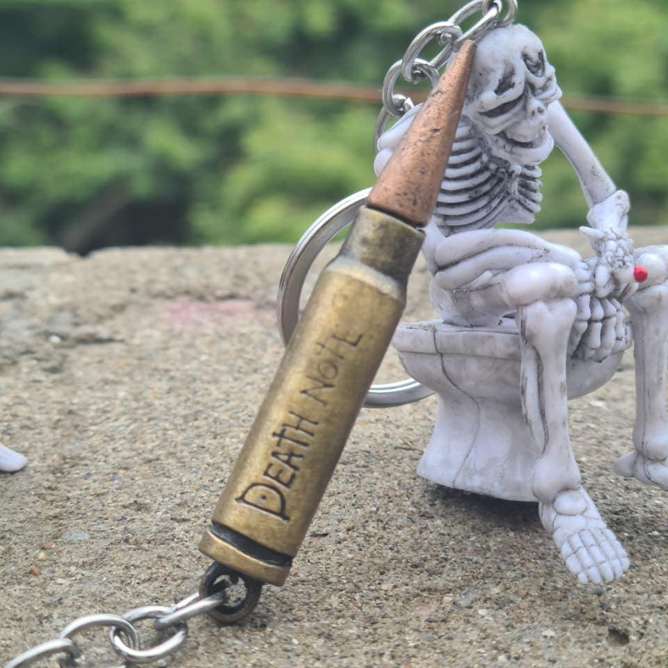 Rifle Cartridge Keychain ⚡ | 5.56 NATO Style Technical Replica | Premium Metal Keychain