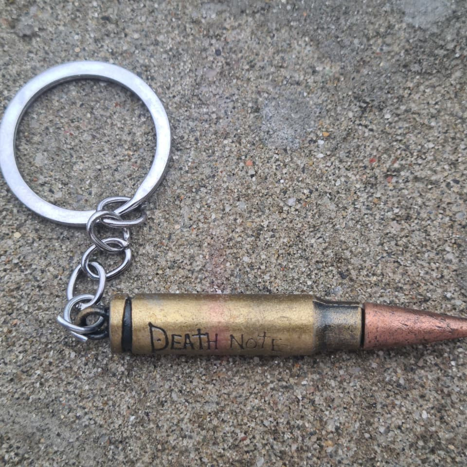 Rifle Cartridge Keychain ⚡ | 5.56 NATO Style Technical Replica | Premium Metal Keychain
