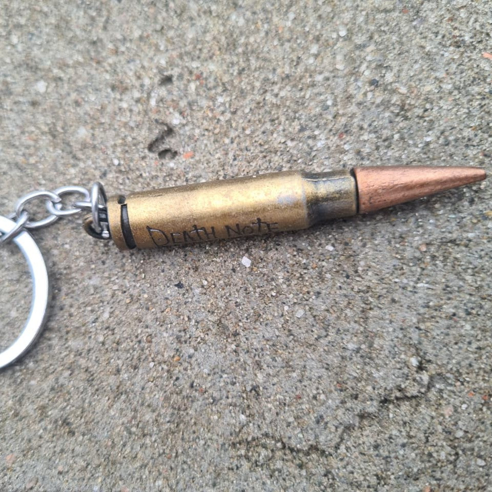 Rifle Cartridge Keychain ⚡ | 5.56 NATO Style Technical Replica | Premium Metal Keychain