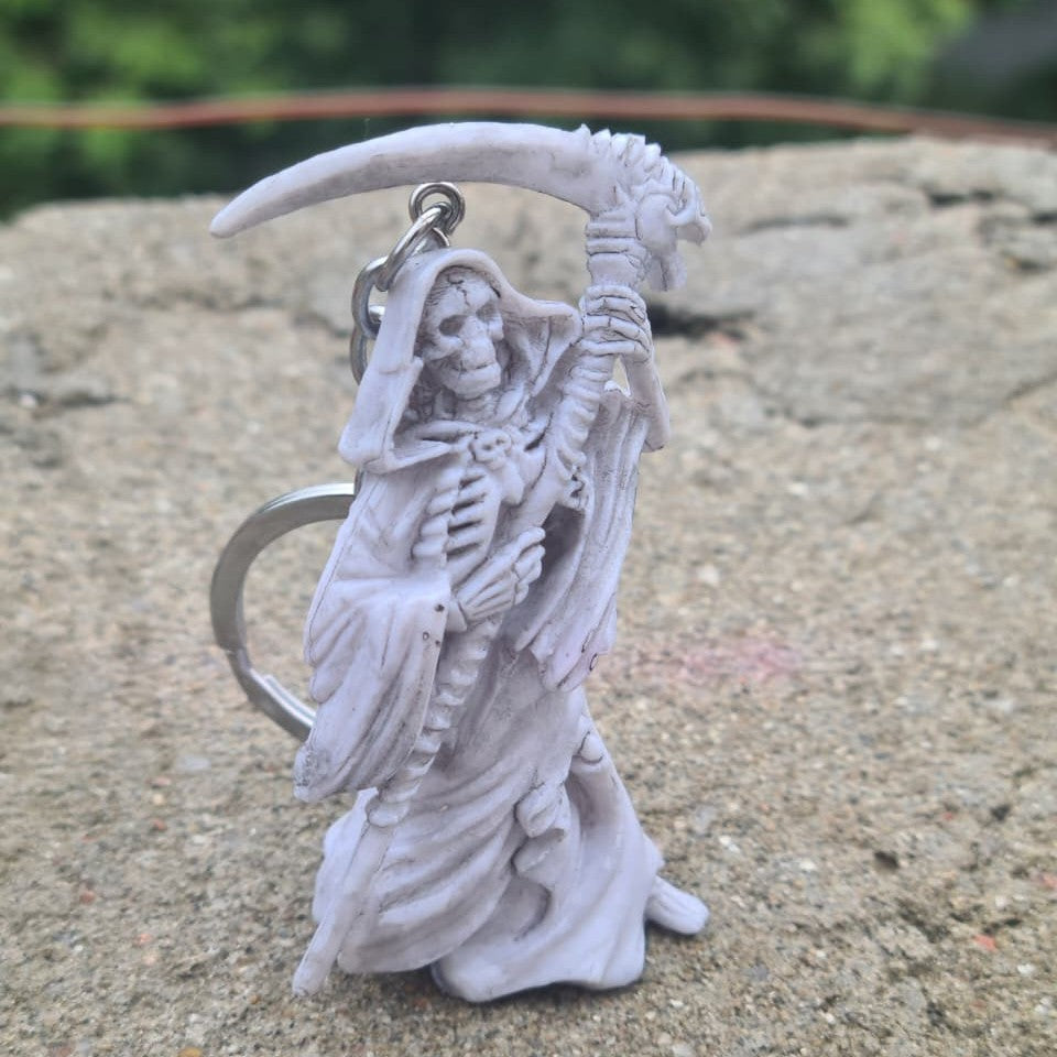 Grim Reaper Keychain ☠️ | Death Scythe | Premium Gothic Collectible