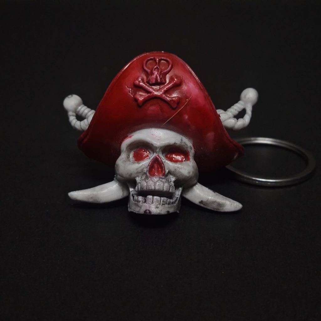 Pirate Skull Keychain ☠️🏴‍☠️ | Captain Skull | Premium Collectible Keychain