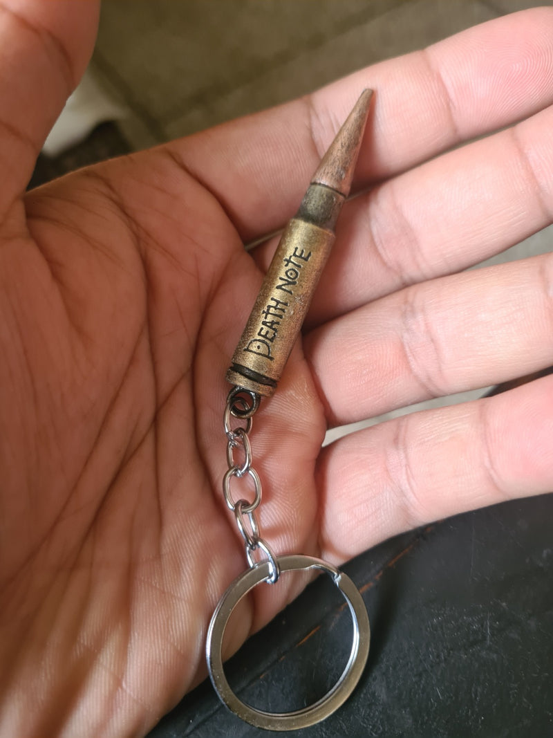 Rifle Cartridge Keychain ⚡ | 5.56 NATO Style Technical Replica | Premium Metal Keychain
