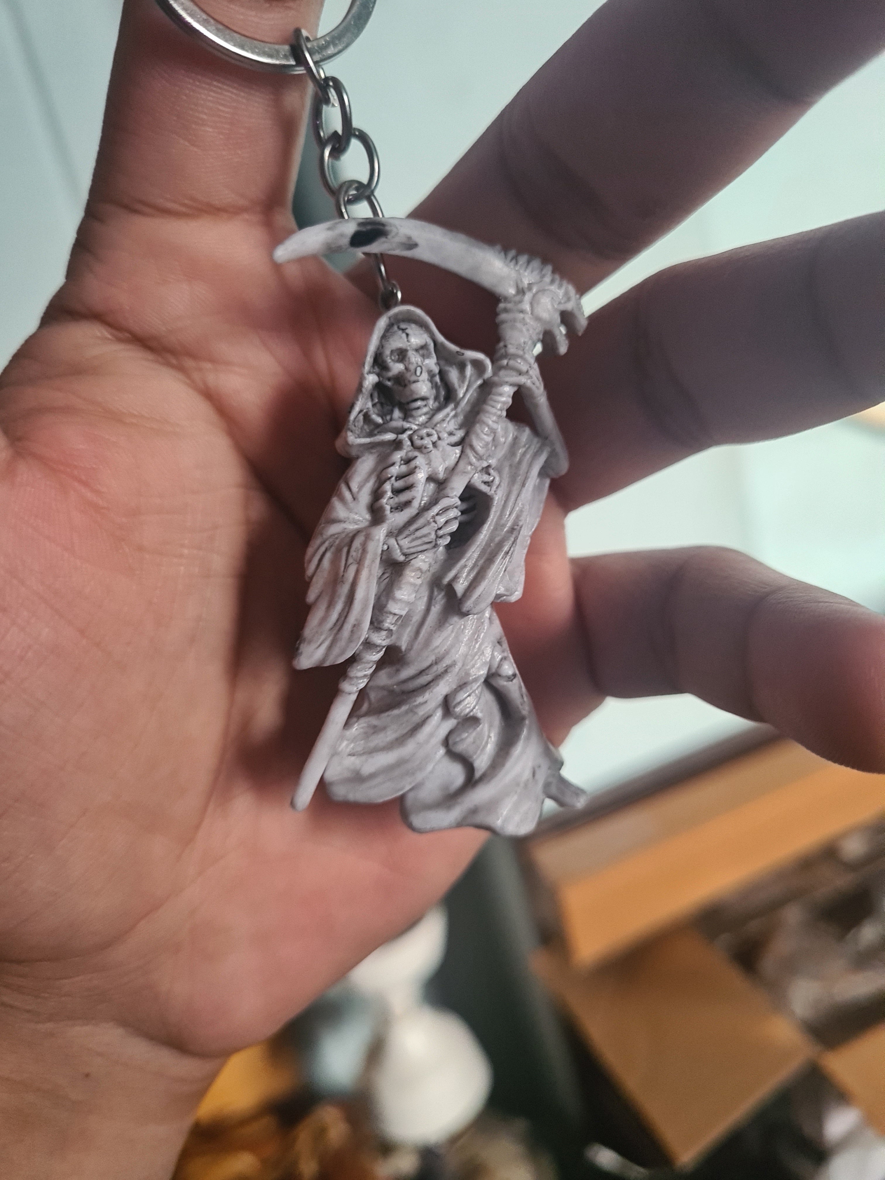 Grim Reaper Keychain ☠️ | Death Scythe | Premium Gothic Collectible