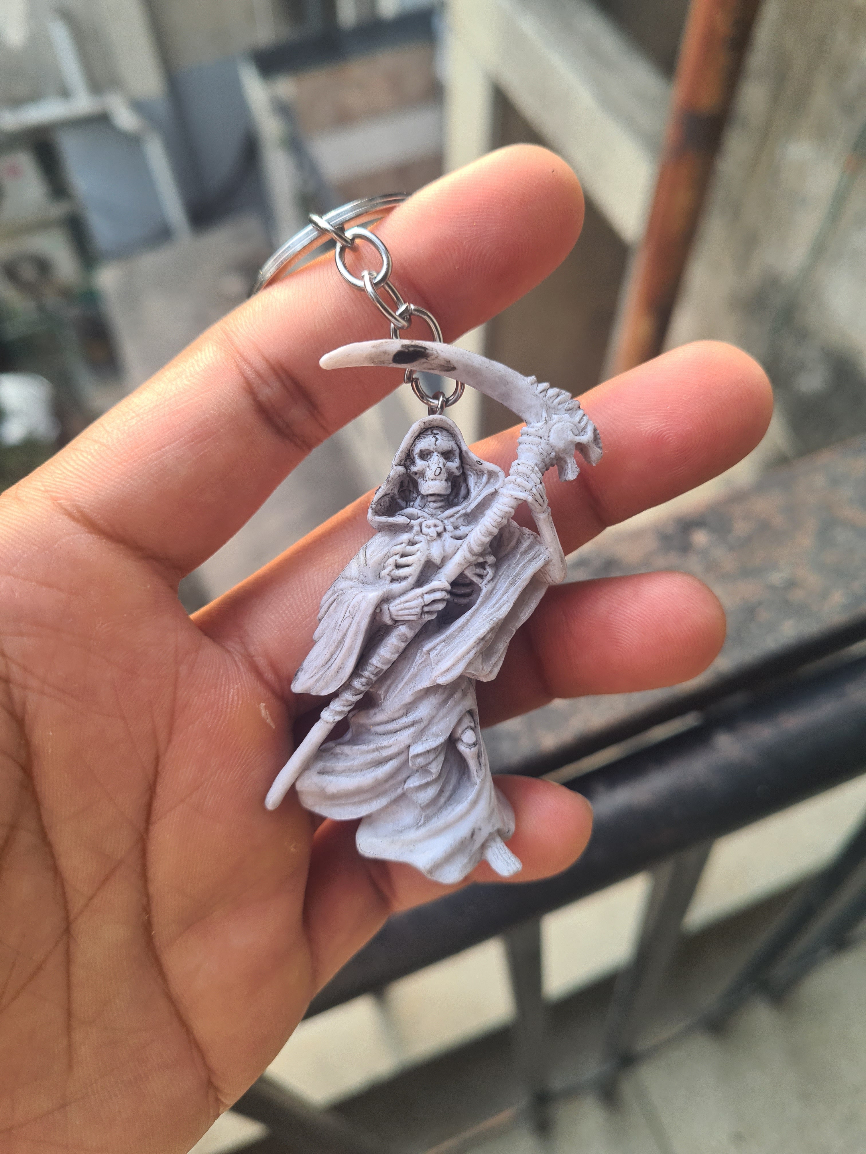 Grim Reaper Keychain ☠️ | Death Scythe | Premium Gothic Collectible