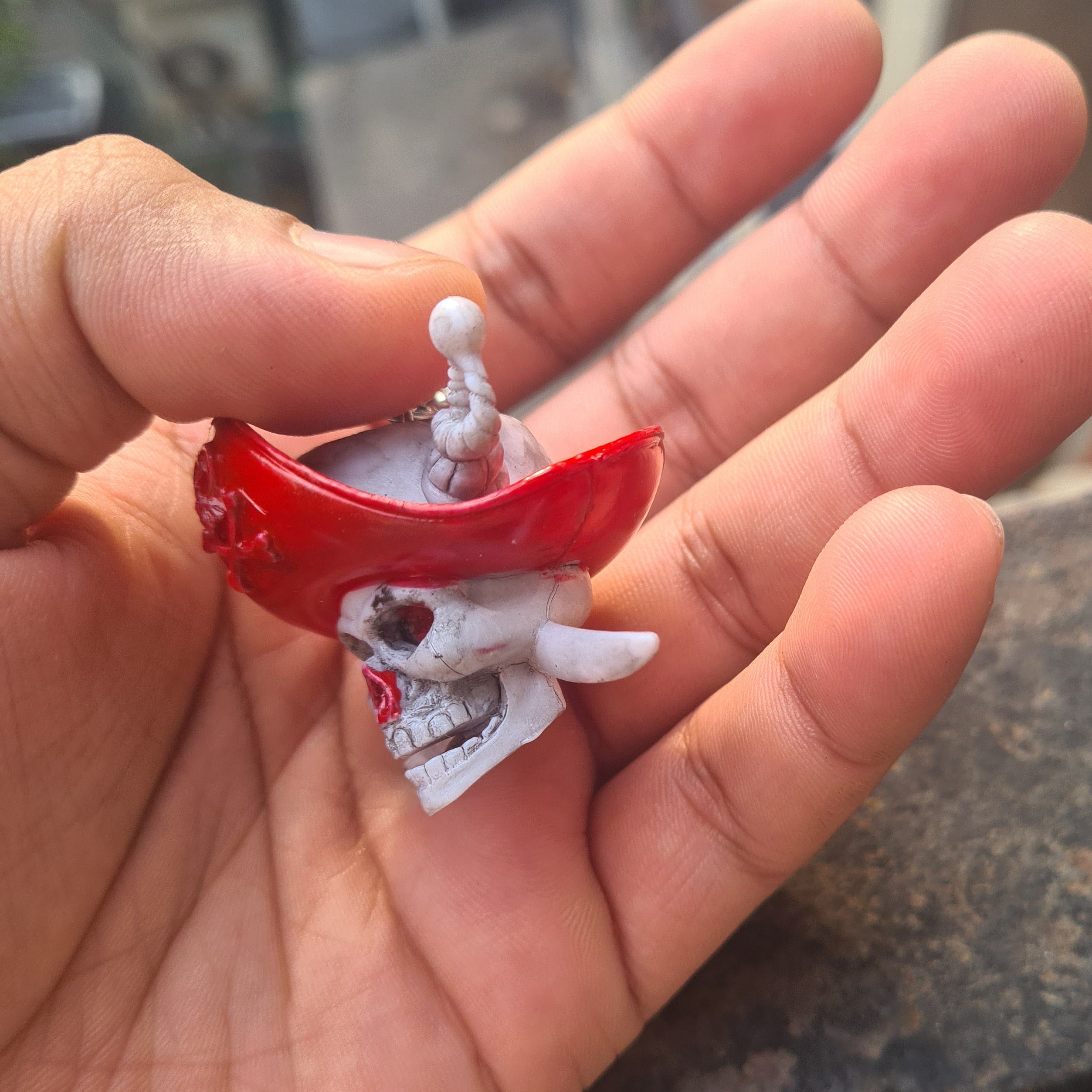 Pirate Skull Keychain ☠️🏴‍☠️ | Captain Skull | Premium Collectible Keychain