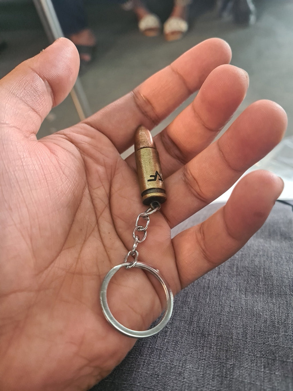9mm Bullet Replica Keychain ⚡ | Vintage Cartridge Design | Premium Metal Keychain