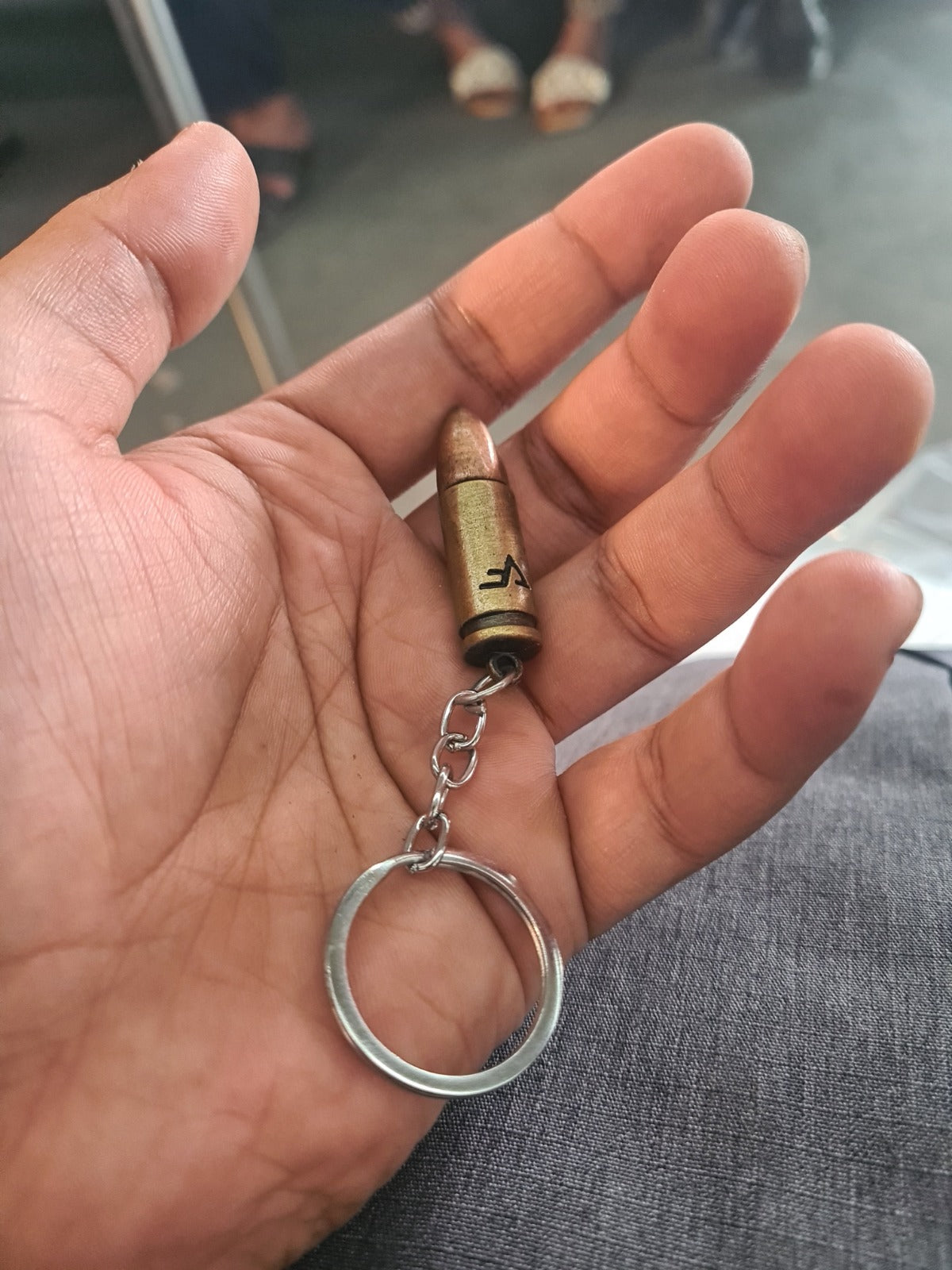 9mm Bullet Replica Keychain ⚡ | Vintage Cartridge Design | Premium Metal Keychain