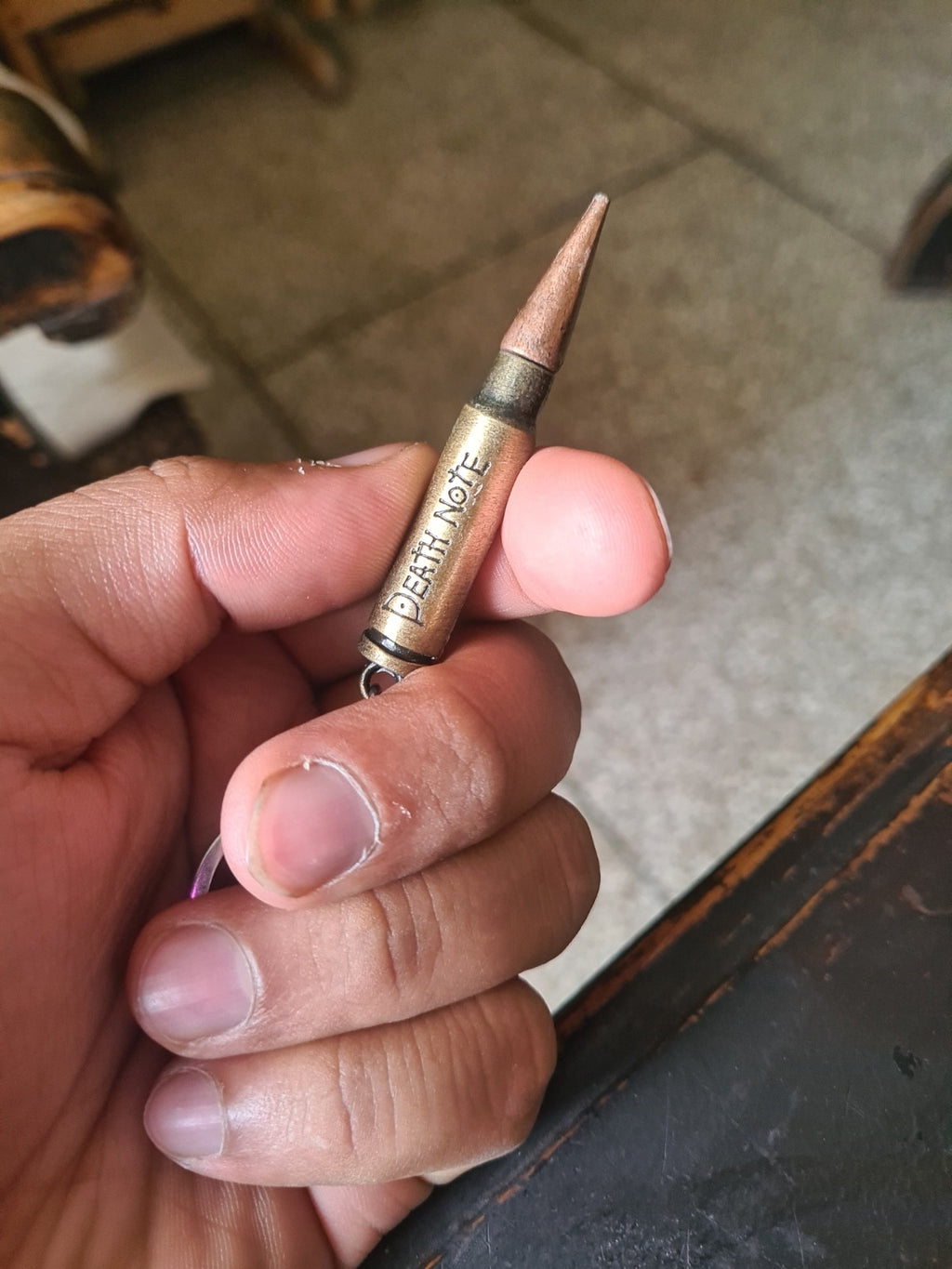 Rifle Cartridge Keychain ⚡ | 5.56 NATO Style Technical Replica | Premium Metal Keychain